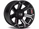 4Play 4P70 Gloss Black with Brushed Face 6-Lug Wheel; 22x12; -44mm Offset (04-08 F-150)