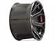 4Play 4P70 Gloss Black with Brushed Face 6-Lug Wheel; 22x12; -44mm Offset (04-08 F-150)