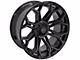 4Play 4P83 Gloss Black with Brushed Face 6-Lug Wheel; 22x12; -44mm Offset (04-08 F-150)