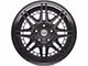 4Play 4PF8 Matte Black Center with Gloss Black Barrel 6-Lug Wheel; 20x9; 0mm Offset (04-08 F-150)