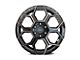 4Play Sport2.0 4PS26 Brushed Black with Tinted Clear Coat 6-Lug Wheel; 22x10; 24mm Offset (04-08 F-150)