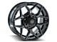 4Play 4P06 Brushed Black 6-Lug Wheel; 20x9; 0mm Offset (07-13 Sierra 1500)