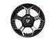 4Play 4P50 Brushed Black 6-Lug Wheel; 20x10; -18mm Offset (07-13 Sierra 1500)