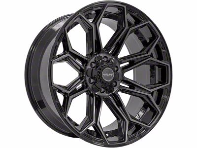 4Play 4P83 Brushed Black 6-Lug Wheel; 20x10; -18mm Offset (07-13 Sierra 1500)