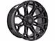 4Play 4P83 Brushed Black 6-Lug Wheel; 20x10; -18mm Offset (07-13 Sierra 1500)