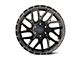 4Play Sport2.0 4PS28 Brushed Black with Tinted Clear Coat 6-Lug Wheel; 22x10; 0mm Offset (07-13 Sierra 1500)