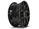 4Play 4P06 Brushed Black 6-Lug Wheel; 22x9; 12mm Offset (07-13 Silverado 1500)