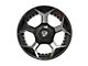 4Play 4P50 Brushed Black 6-Lug Wheel; 20x10; -18mm Offset (07-13 Silverado 1500)