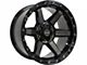 4Play 4P63 Brushed Black 6-Lug Wheel; 20x10; -18mm Offset (07-13 Silverado 1500)