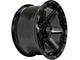 4Play 4P63 Brushed Black 6-Lug Wheel; 20x10; -18mm Offset (07-13 Silverado 1500)