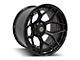 4Play Forged Series 4PF6 Matte Black Center with Gloss Black Barrel 6-Lug Wheel; 24x14; -76mm Offset (07-13 Silverado 1500)