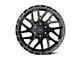 4Play Sport2.0 4PS28 Brushed Black with Tinted Clear Coat 6-Lug Wheel; 22x10; 0mm Offset (07-13 Silverado 1500)