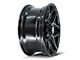 4Play 4P80R Brushed Black 8-Lug Wheel; 20x9; 0mm Offset (11-14 Silverado 2500 HD)