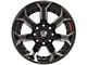 4Play 4P70 Gloss Black with Brushed Face 8-Lug Wheel; 20x10; -24mm Offset (11-14 Silverado 3500 HD SRW)