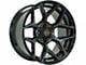 4Play 4P06 Brushed Black 6-Lug Wheel; 20x10; -18mm Offset (07-14 Tahoe)