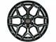 4Play 4P06 Brushed Black 6-Lug Wheel; 20x10; -18mm Offset (07-14 Tahoe)