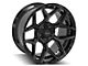 4Play 4P06 Gloss Black with Brushed Face 6-Lug Wheel; 20x10; -18mm Offset (07-14 Tahoe)