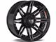 4Play 4P08 Brushed Black 6-Lug Wheel; 20x10; -18mm Offset (07-14 Tahoe)