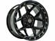 4Play 4P55 Brushed Black 6-Lug Wheel; 20x10; -18mm Offset (07-14 Tahoe)