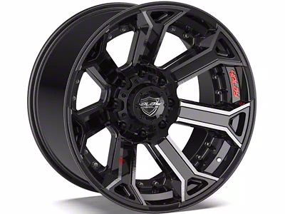 4Play 4P70 Brushed Black 6-Lug Wheel; 20x10; -18mm Offset (07-14 Tahoe)