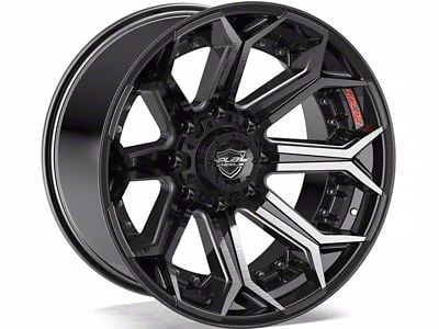 4Play 4P80R Brushed Black 6-Lug Wheel; 20x10; -18mm Offset (07-14 Tahoe)