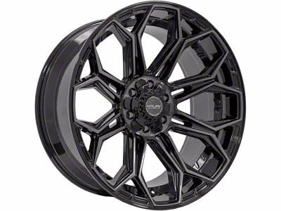 4Play 4P83 Brushed Black 6-Lug Wheel; 20x10; -18mm Offset (07-14 Tahoe)