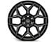 4Play 4P06 Brushed Black 6-Lug Wheel; 22x9; 12mm Offset (07-14 Yukon)