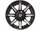 4Play 4P08 Brushed Black 6-Lug Wheel; 20x10; -18mm Offset (07-14 Yukon)