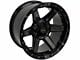 4Play 4P63 Gloss Black with Brushed Face 6-Lug Wheel; 24x12; -44mm Offset (09-14 F-150)