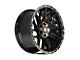 4Play Sport2.0 4PS28 Brushed Black with Tinted Clear Coat 6-Lug Wheel; 22x10; 0mm Offset (09-14 F-150)