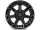 4Play 4P70 Gloss Black with Brushed Face 5-Lug Wheel; 22x10; -24mm Offset (09-18 RAM 1500)