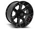 4Play 4P70 Gloss Black with Brushed Face 5-Lug Wheel; 22x10; -24mm Offset (09-18 RAM 1500)