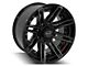 4Play 4P08 Gloss Black with Brushed Face 8-Lug Wheel; 20x10; -24mm Offset (10-18 RAM 2500)