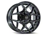 4Play 4P06 Brushed Black 8-Lug Wheel; 20x9; 0mm Offset (10-18 RAM 3500 SRW)