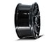 4Play 4P80R Brushed Black 8-Lug Wheel; 20x9; 0mm Offset (10-18 RAM 3500 SRW)