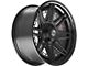 4Play 4PF8 Matte Black with Gloss Black 8-Lug Wheel; 20x9; 0mm Offset (11-16 F-250 Super Duty)