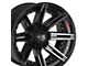 4Play 4P08 Brushed Black 8-Lug Wheel; 20x10; -24mm Offset (11-16 F-350 Super Duty SRW)