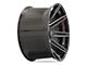 4Play 4P08 Brushed Black 8-Lug Wheel; 20x10; -24mm Offset (11-16 F-350 Super Duty SRW)