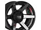 4Play 4P60 Brushed Black 8-Lug Wheel; 20x10; -24mm Offset (11-16 F-350 Super Duty SRW)