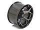 4Play 4P50 Brushed Black 8-Lug Wheel; 20x10; -24mm Offset (11-16 F-250 Super Duty)