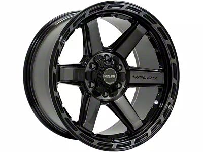 4Play 4P63 Brushed Black 6-Lug Wheel; 20x10; -18mm Offset (14-18 Silverado 1500)