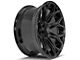 4Play 4P83 Brushed Black 6-Lug Wheel; 24x10; 18mm Offset (14-18 Silverado 1500)
