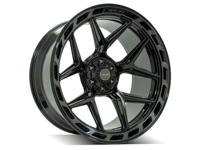 4Play 4P55 Brushed Black 6-Lug Wheel; 20x10; -18mm Offset (15-20 F-150)