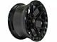 4Play 4P55 Gloss Black with Brushed Face 6-Lug Wheel; 22x10; -18mm Offset (15-20 F-150)