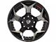 4Play 4P50 Brushed Black 6-Lug Wheel; 20x10; -18mm Offset (15-20 Yukon)