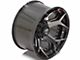 4Play 4P50 Brushed Black 6-Lug Wheel; 20x10; -18mm Offset (15-20 Yukon)