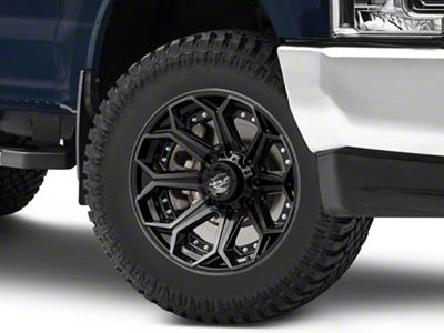 4Play 4P80R Brushed Black 8-Lug Wheel; 20x9; 0mm Offset (17-22 F-250 Super Duty)