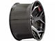 4Play 4P50 Gloss Black with Brushed Face 8-Lug Wheel; 22x10; -24mm Offset (23-24 F-250 Super Duty)