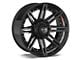 4Play 4P08 Brushed Black 8-Lug Wheel; 20x10; -24mm Offset (23-24 F-350 Super Duty SRW)