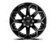 4Play 4P80R Brushed Black 8-Lug Wheel; 20x10; -24mm Offset (23-24 F-350 Super Duty SRW)